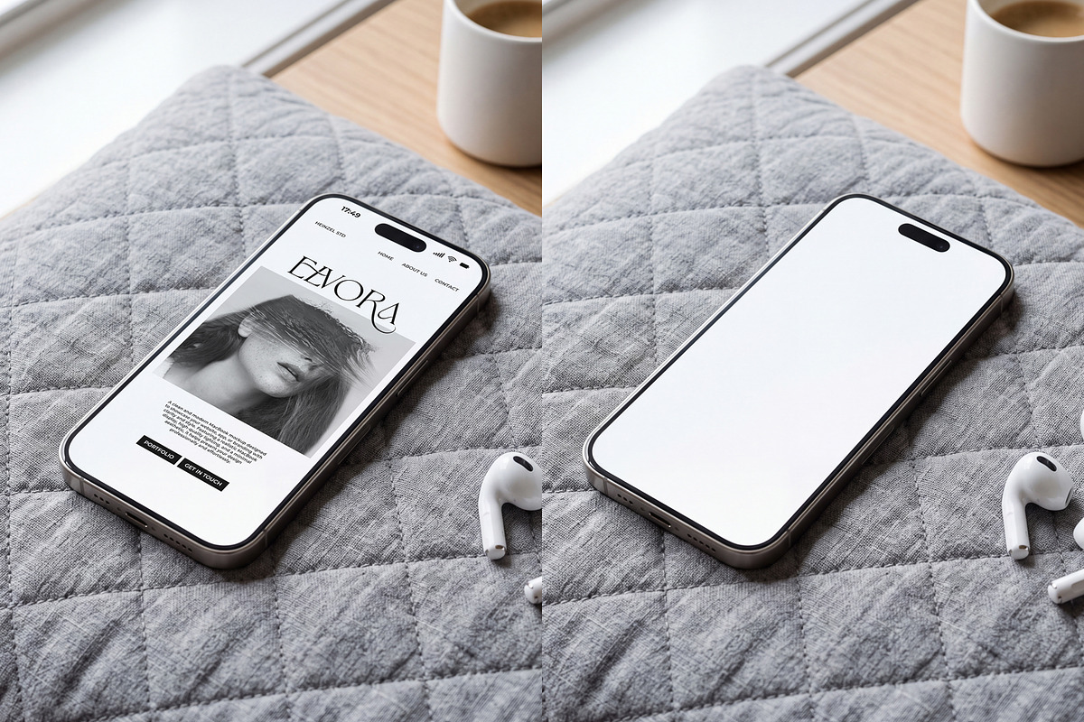 Elvora - iPhone Device Mockup, an iPhone Mockup by Heinzel Std Mockup (Photo 5 of 5)