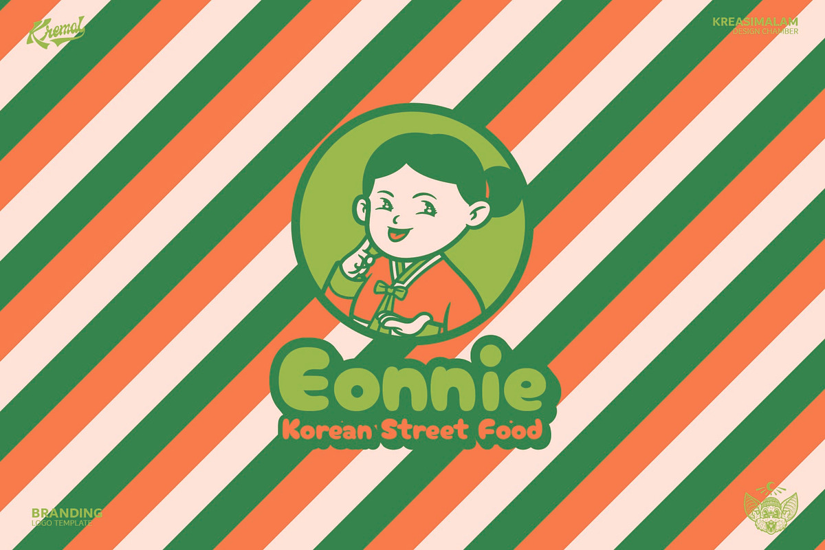 Eonnie Logo Template, a Branding & Logo Template by Kreasi Malam (Photo 2 of 12)