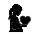Cute Love Girl Silhouette Bundle, an Illustration by Designs_River (Thumbnail 5 of 53)
