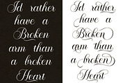 Amour Script, a Script Font by Bosstype Studio (Thumbnail 5 of 16)