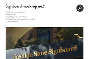 50 sign facade signboard logo mock, a Product Mockup by PrintPixel (Thumbnail 11 of 53)