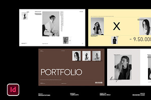 Clean & Minimal Portfolio Template, a Presentation Template by Templeste