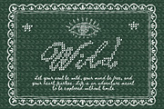 Setra Stitch Script, a Script Font by maghrib (Thumbnail 2 of 7)