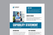 Capability Statement Layout Template, a Stationery Template by MightyDesign (Thumbnail 2 of 8)