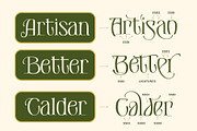 De Elora | Contemporary Art Nouveau, a Sans Serif Font by StoricType (Thumbnail 2 of 17)