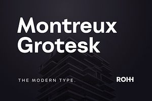 Montreux Grotesk Modern Sans Serif