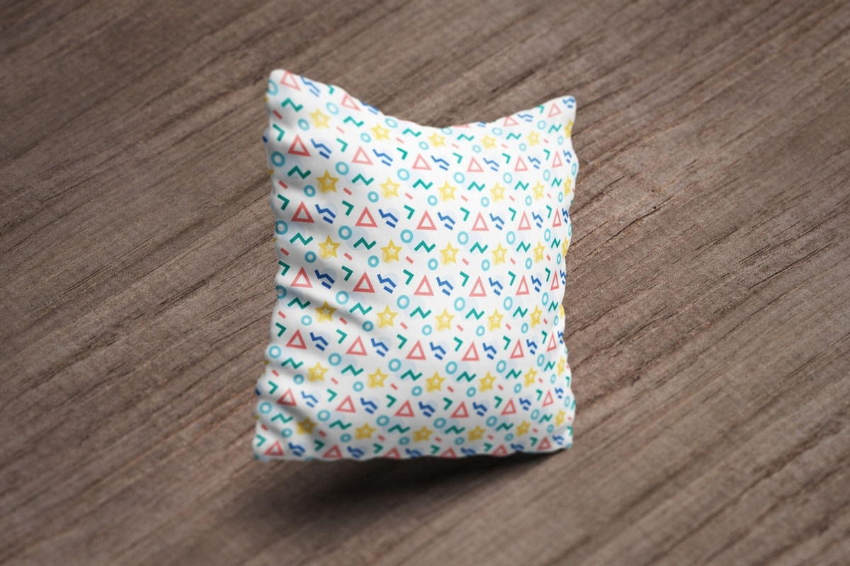 Square Pillow Mock-Up, an Apparel Mockup by MassDream (Photo 2 of 11)