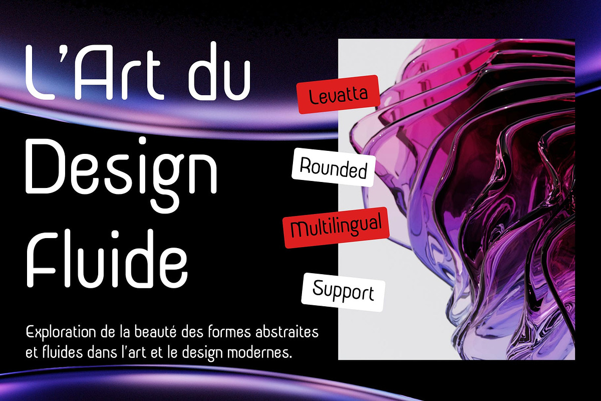 Levatta Rounded, a Sans Serif Font by Craft Supply Co. (Photo 7 of 8)