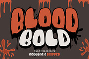 Blood Bold - Fun Halloween Two Fonts, a Handwritten Font by StringLabs (Thumbnail 1 of 4)