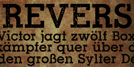 Revers, a Slab Serif Font by GRIN3 (Nowak)