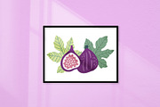 Figs pattern collection, a Pattern Graphic by Yamurchik (Thumbnail 13 of 13)