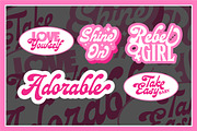 Fleurencia - 70's Adorable Script, a Script Font by Roams Type (Thumbnail 11 of 12)