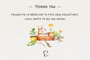Farmhouse Harvest Watercolor Set, a Seasonal Illustration by Sunshine Art (Thumbnail 10 of 10)