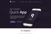 QuickApp - Landing Page PSD Template, an App Template by temRam (Thumbnail 6 of 11)