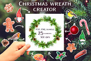 Christmas wreath creator. Watercolor, a Food Illustration by Where summer is (Thumbnail 1 of 4)