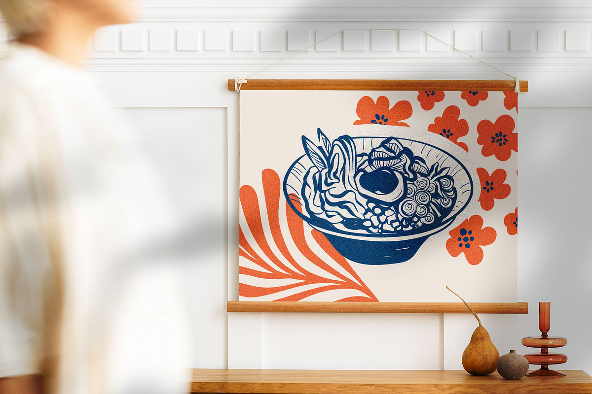 Japanese Food | Illustration Kit, a Food Illustration by Leleka.Store (Photo 9 of 12)