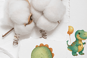 21 Baby Dinosaur Clipart, an Illustration by Pati Charm Studio (Thumbnail 8 of 8)