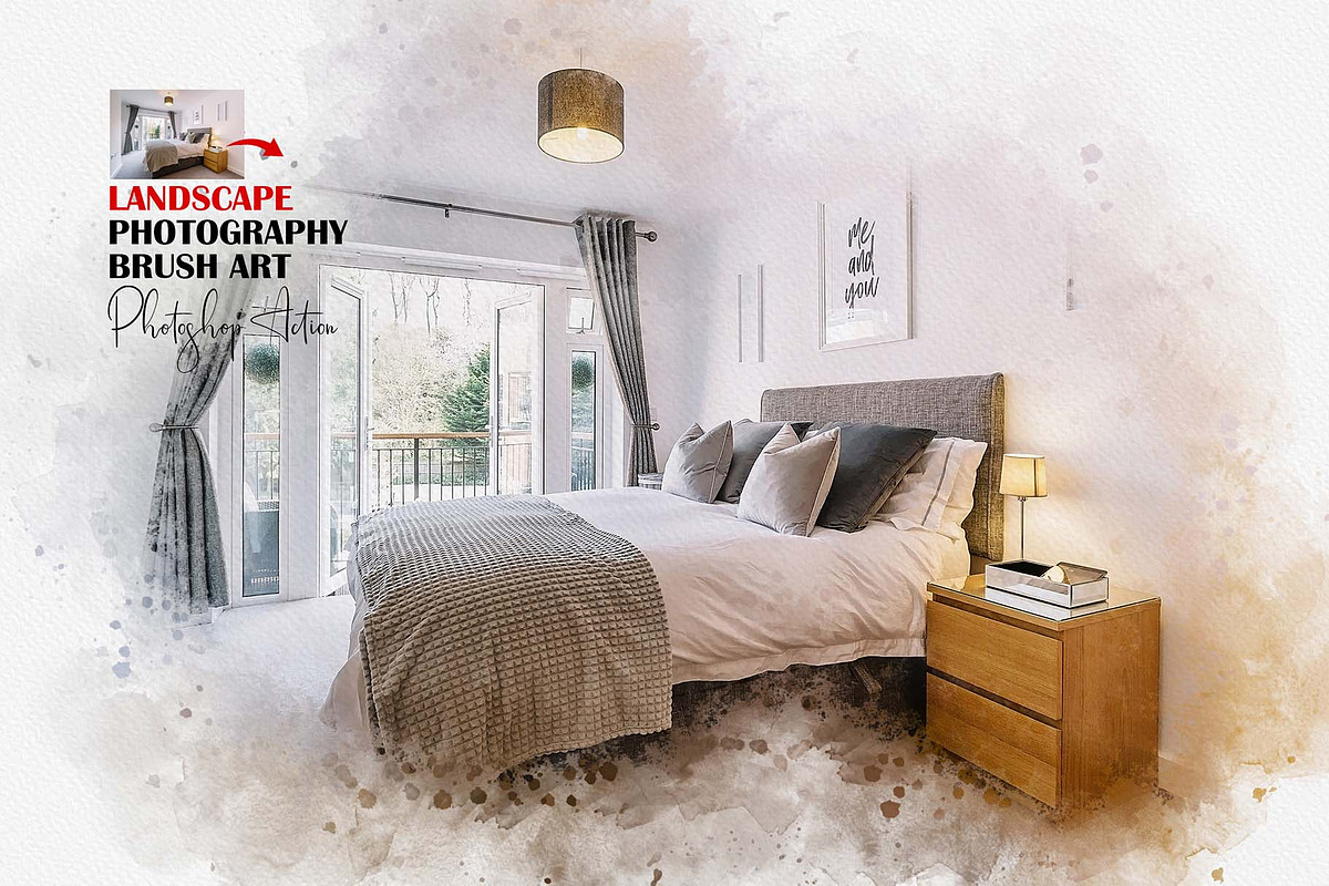 Landscape Photography Brush Art, an Action Add-On by Photoshop Action (Photo 1 of 10)
