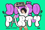 Mamboo Bubble Mix Graffiti Font, a Sans Serif Font by alit design (Thumbnail 2 of 20)
