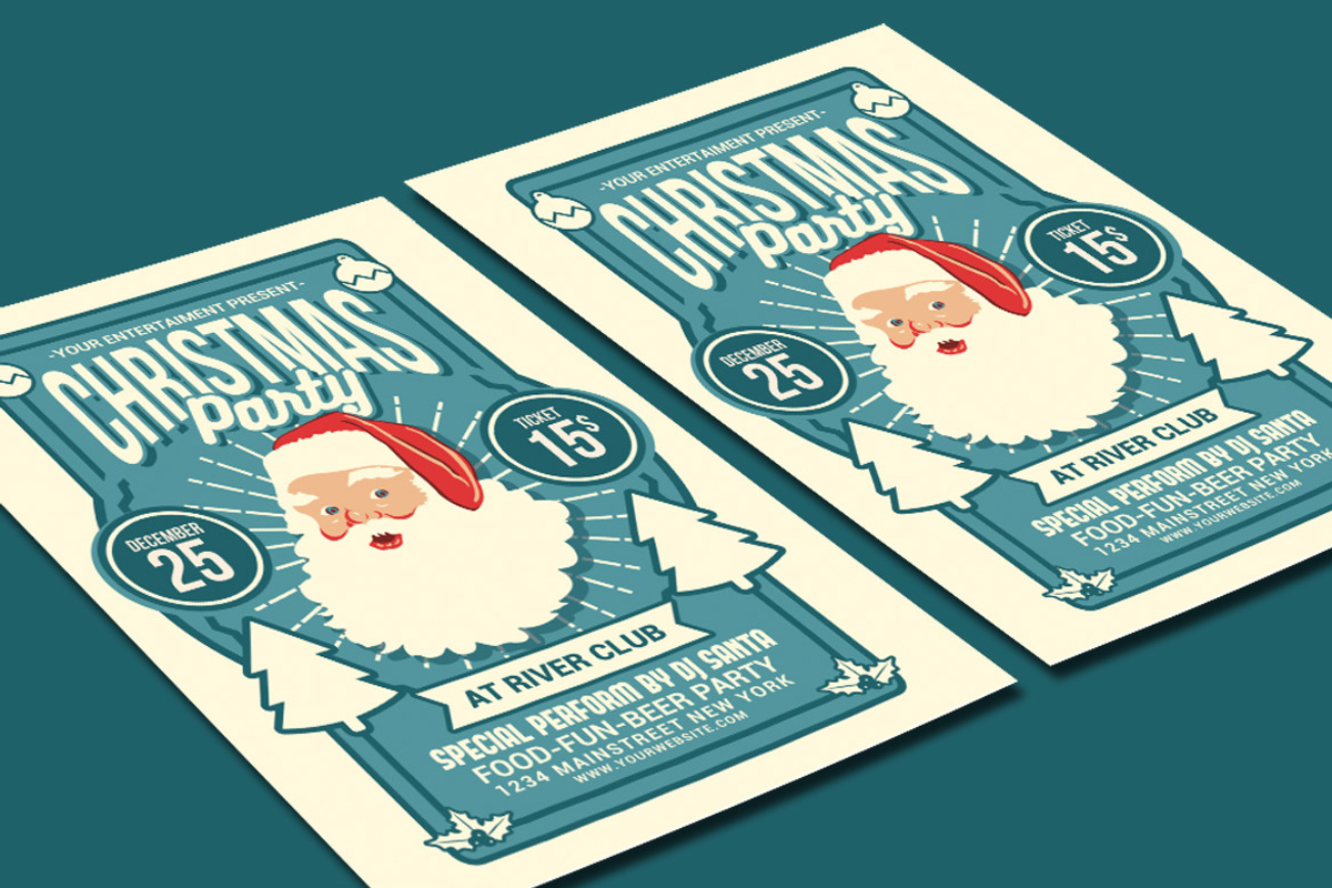 Christmas Party Flyer, a Flyer Template by Muhamad Iqbal hidayat (Photo 4 of 4)