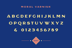 Moral Varnish Sans Serif & Stencil