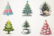 Christmas Trees Clipart, an Illustration by RobertsArt (Thumbnail 4 of 7)