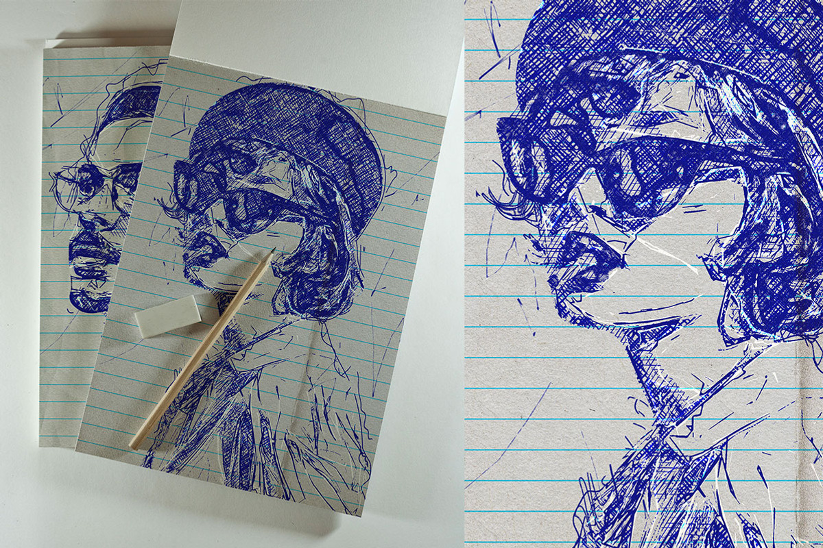 Realistic Pen Sketch Creator, an Action Add-On by Amorjesu.com (Photo 11 of 37)