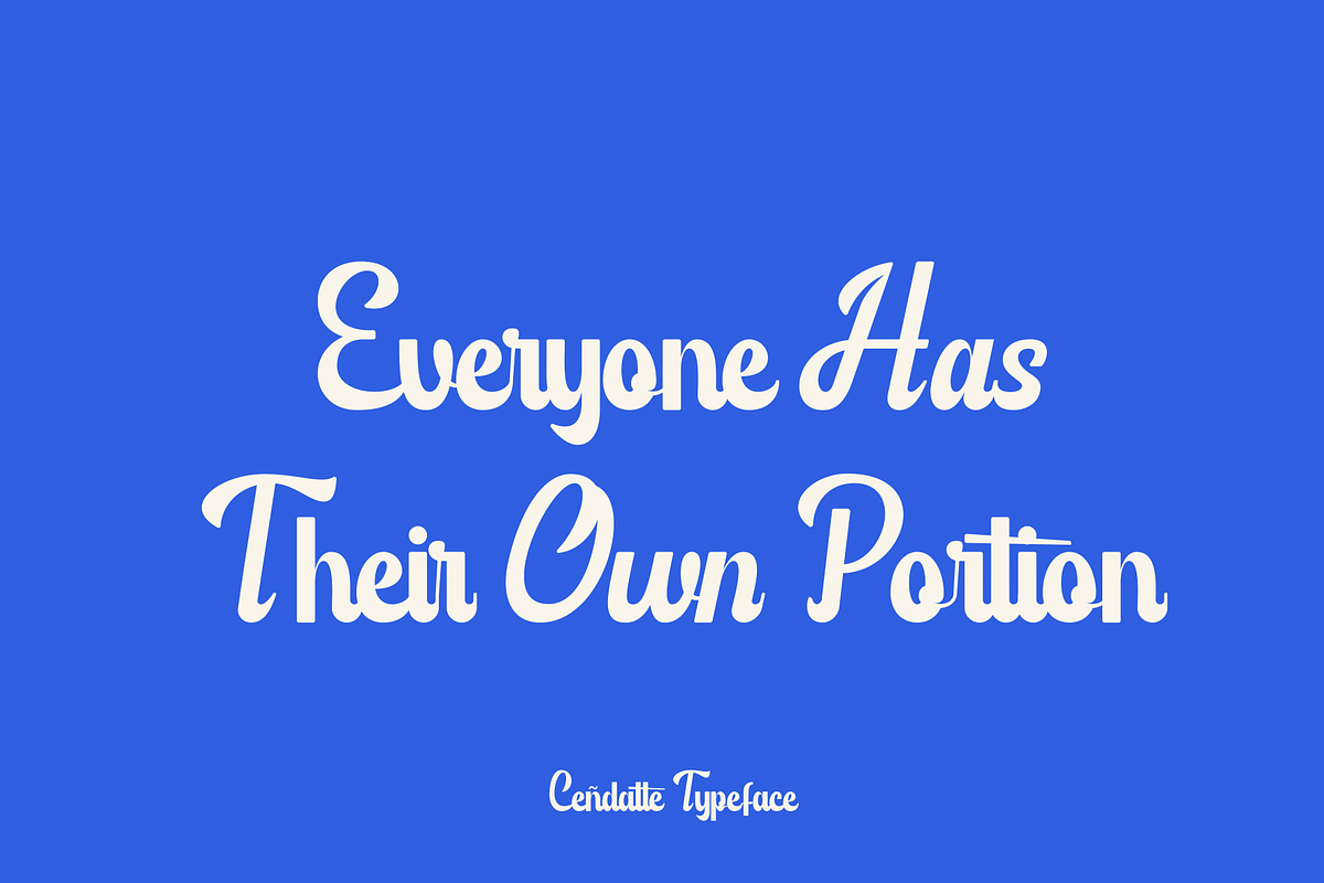 Cendatte - Script Font, a Script Font by Marvadesign (Photo 3 of 9)