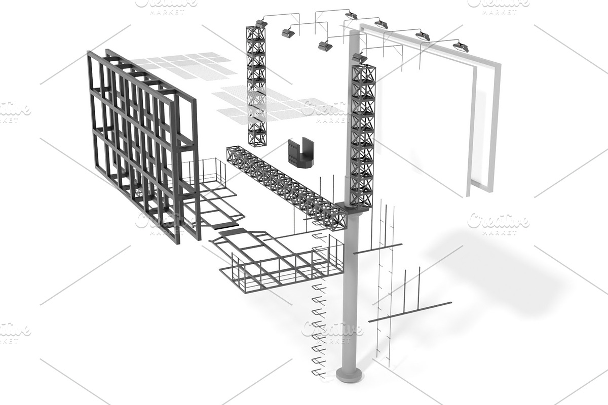 Billboard 3D Model, an Architecture 3D Model by mrfauzi (Photo 10 of 13)