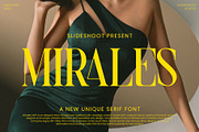 Mirales - Vintage Serif Font, a Serif Font by Idea Studio (Thumbnail 1 of 12)