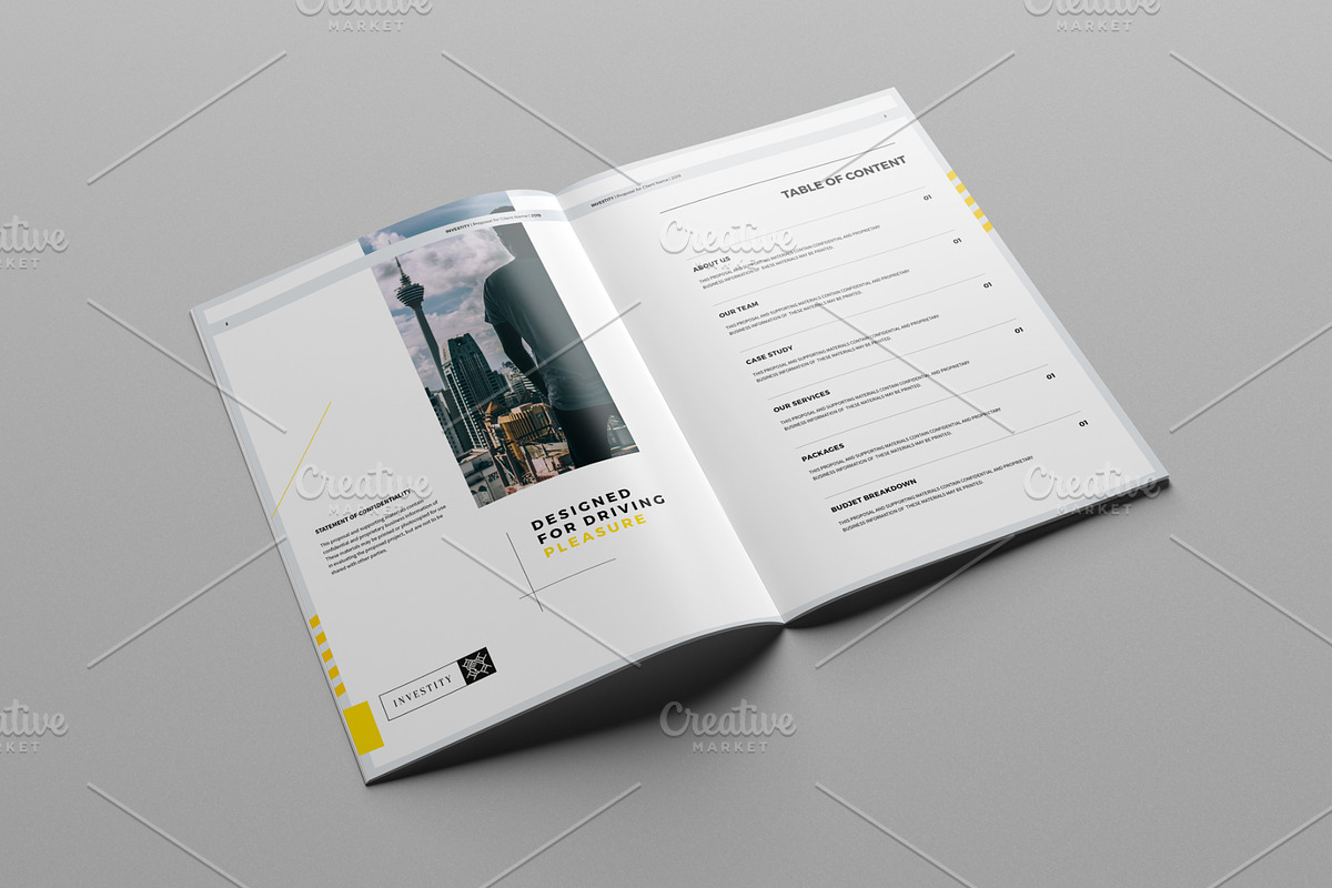 Proposal Template A4 / US Letter, a Stationery Template by Mastergfx (Photo 4 of 22)