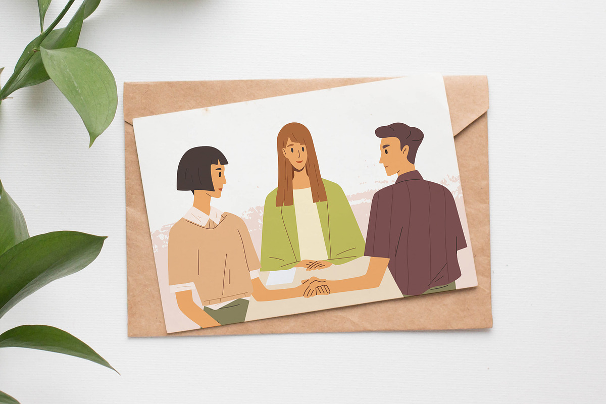 Mediation and negotiation concept, a Person Illustration by Good Studio (Photo 3 of 3)