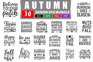 Autumn Svg Bundle