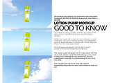 Lotion Pump Bottle Mockup Bundle, a Merchandise Mockup by Banana Mockups (Thumbnail 6 of 6)