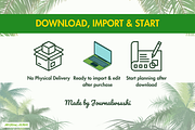 Productivity Digital Planner, a Stationery Template by Journal w Sushii (Thumbnail 6 of 6)
