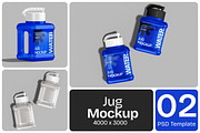 Water Jug Mockup, a Household Mockup by Permadi Creative (Thumbnail 1 of 3)
