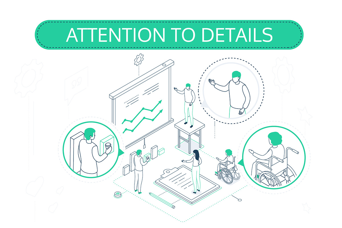 Business Isometric Illustrations, an iPhone Mockup by Boyko Pictures (Photo 6 of 14)