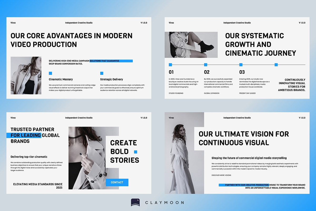Creative Production House Profile, a Presentation Template by Claymoon Lab (Photo 5 of 7)