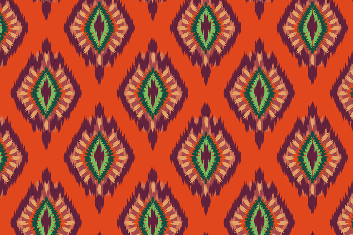 Ethnic Diamond Weave Seamless Repeat, a Pattern Graphic by Sharon Schwalbe (Photo 5 of 6)