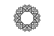 Floral Mandala Circle Frame Bundle, an Illustration by Gaye Art (Thumbnail 17 of 51)