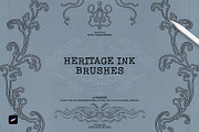 Heritage Ink Procreate Brushes, a Brush Add-On by Spasibenko Art (Thumbnail 1 of 5)
