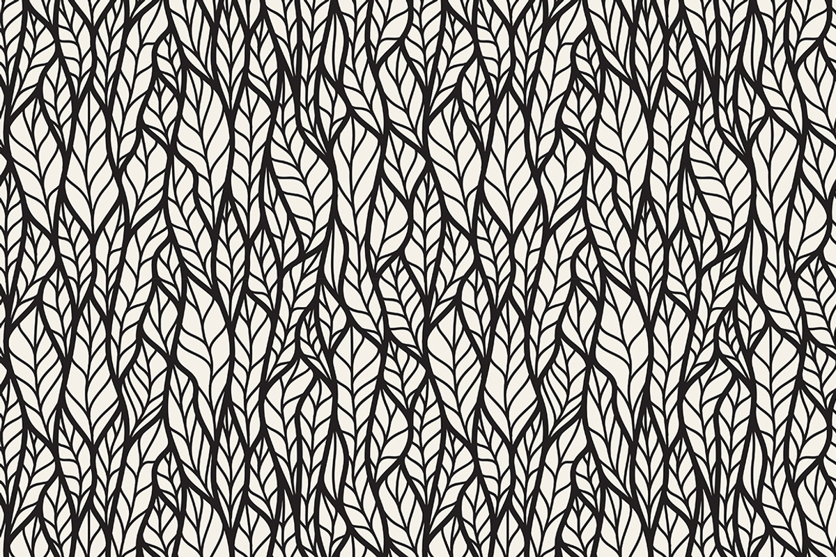 Leaves Seamless Patterns Set, a Pattern Graphic by Curly_Pat (Photo 5 of 5)