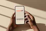 Hands Holding Cellphone Mockups, a Mockup by Luuqas Design (Thumbnail 2 of 2)
