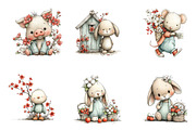 Whimsical Spring Clipart, an Illustration by CreationArt (Thumbnail 7 of 7)