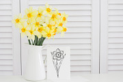 Daffodil flower SVG Line art vector, an Object Graphic by mArtstore (Thumbnail 3 of 4)