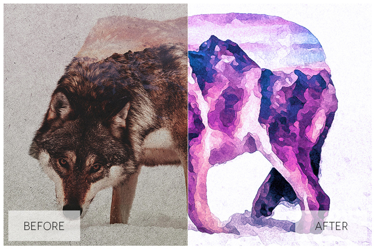 Lovely Watercolor Effect Actions PS, an Action Add-On by ShutterPro (Photo 30 of 71)