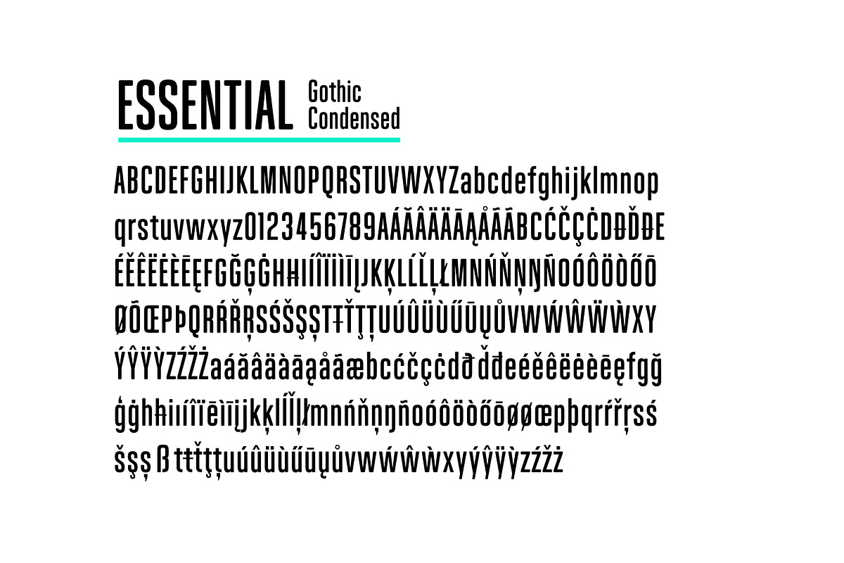 Essential Gothic Condensed preview 2