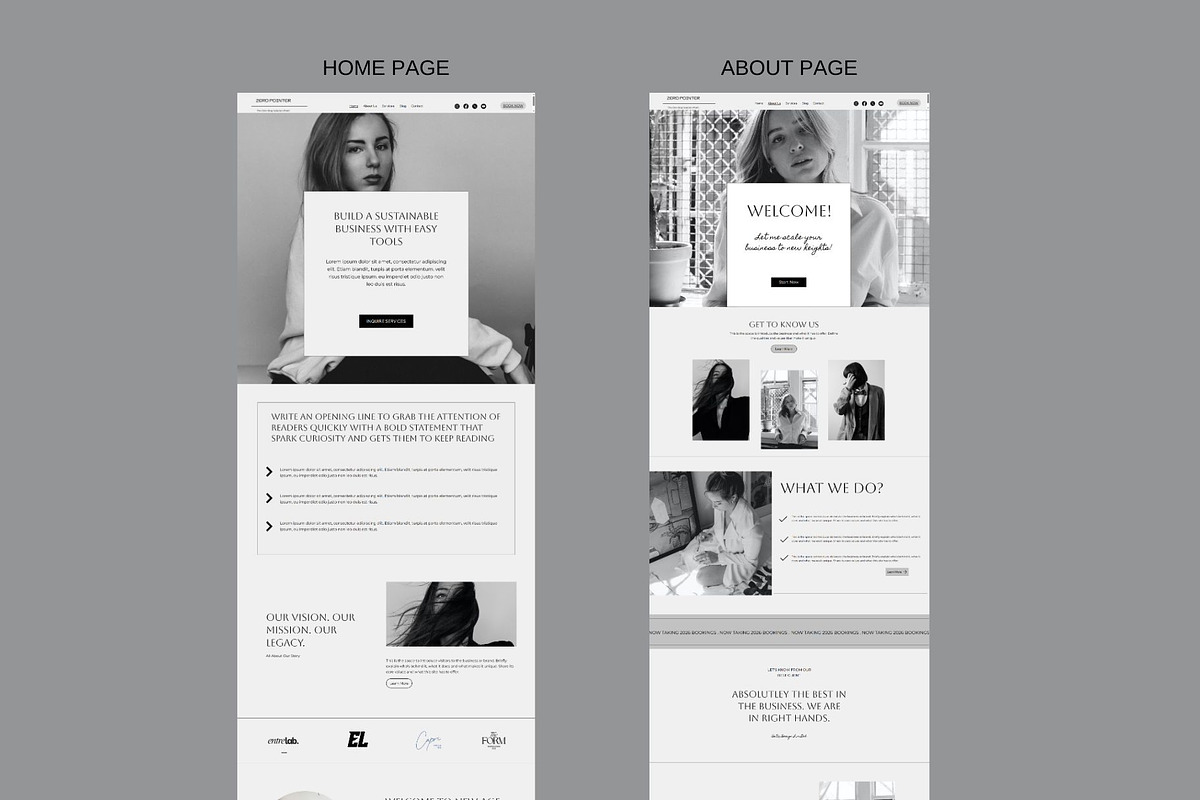 Wix Website Template Service, a Wix Template by Deepa Template Studio (Photo 4 of 13)
