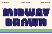 CS Midway Drawn, a Sans Serif Font by Craft Supply Co. (Thumbnail 1 of 8)