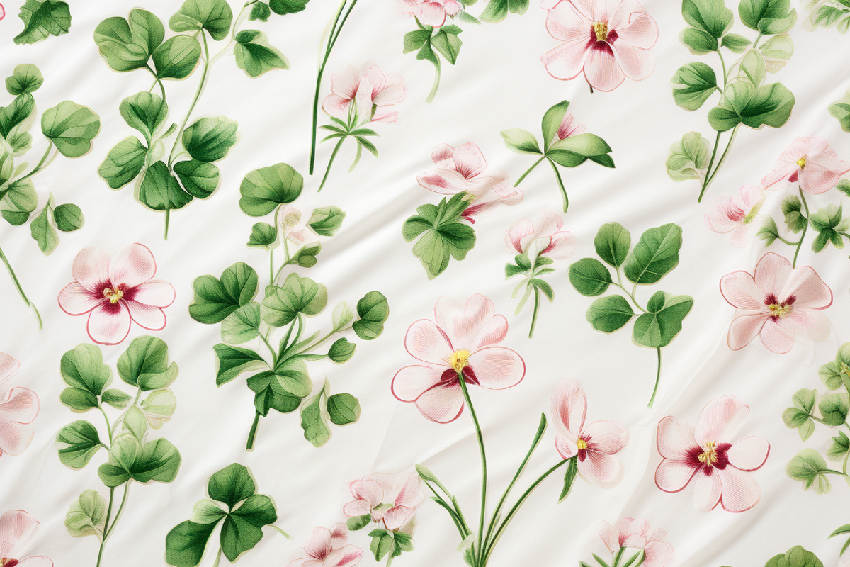 Shamrock Flower Pattern, a Background Graphic by Printable Treasure (Photo 4 of 4)